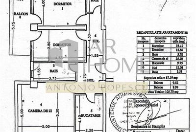 Apartament 3 camere, garaj propriu, mobilat si utilat, central, Ploies - 15