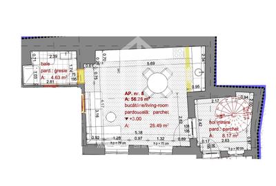 Apartament cu 2 camere - 56.26 mp - ULTRACENTRAL - Ideal investitie - 4