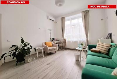 Apartament cu 2 camere semidecomandat, mobilat în Romană
