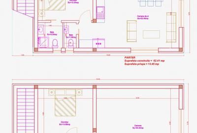 Teren in sat, cu fundație casa P+1, vedere largă, lângă rău - 6