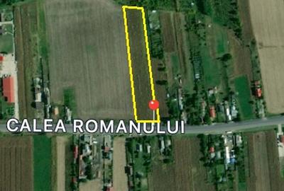 Teren 6.668 mp, de vanzare, loc. BOGDAN VODA, la E-85, com. Saucesti, jud. Bacau - 6