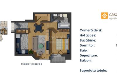 PROIECT NOU | apartament 2 camere LA CHEIE | Pacurari - Alpha Bank - 9