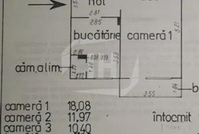 Apartament 3 camere, renovabil, Zorilor - 2