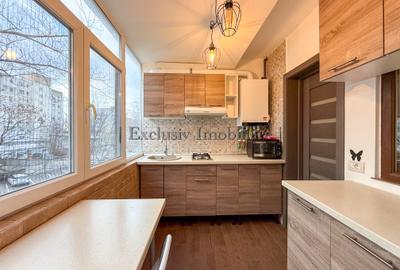 Apartament cu 3 camere semidecomandat, mobilat în Tomis II