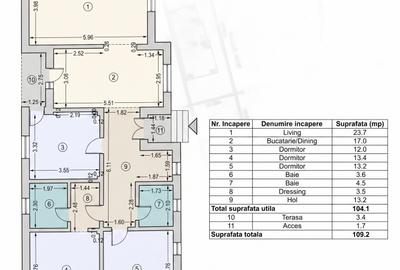 Casa parter 4 camere 109mp | 0 comision | mobilat utilat | Tunari str Ceair - 7