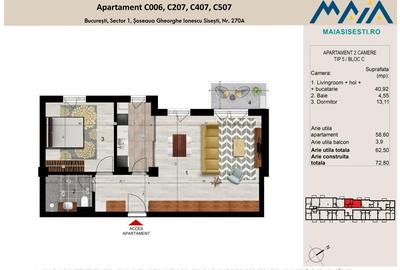 2 CAMERE | SISESTI | SECTOR 1 LANGA METROU | FINISAJE PREMIUM - 2