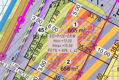 Teren cu vad la artera, P+2E+Er - 2
