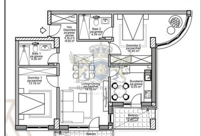 Apartament Modern, 3 Camere 87 Mp,Decomandat,Finalizat, Mall-Coresi - 8