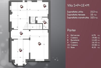 Închiriere Vilă   | 8 camere  | Zona Capitale - 20