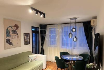 Apartament cu 2 camere semidecomandat, mobilat în Lujerului