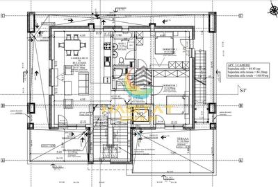 Fizicienilor Penthouse 3 cam. 85 mp + terasa 84 mp ACTE GATA - 2