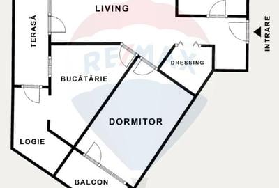 Apartament de vanzare 2 camere Vision Marasti 57mp Mobilat Utilat - 22