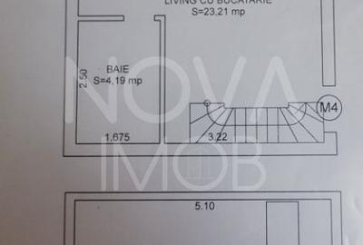 Apartament tip mansarda cu balcon, mobilat-utilat, Valea Aurie - 6