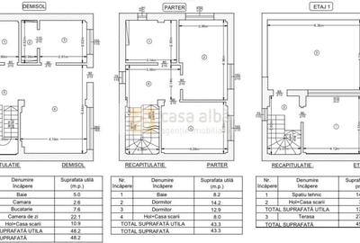 Popas Pacurari - duplex modern de inchiriat, D+P+E, terasa, parcare - 3