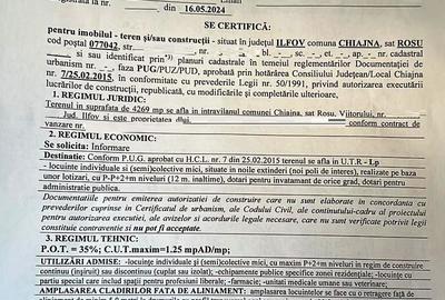 Oportunitate imobiliara P+2+M, teren intravilan, 4263 mp, Chiajna-Rosu - 2
