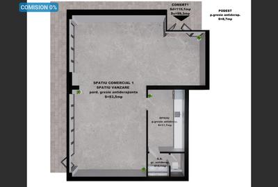 Comision 0% ! Spații Comerciale de Vânzare –Brașov,  Zona Lacul Noua - 1