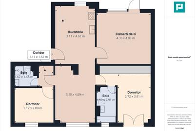 Apartament patru camere zona Confectii Arad - 15