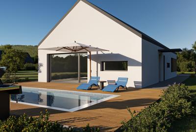 Case individuale cu pompă de căldură geotermică cu 100% energie verde, nZeb - 8