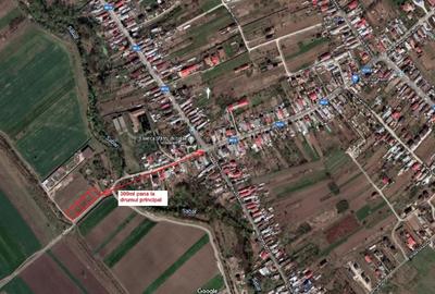 Teren 1700 mp de închiriat Clinceni Bragadiru acces camioane A0 container - 3