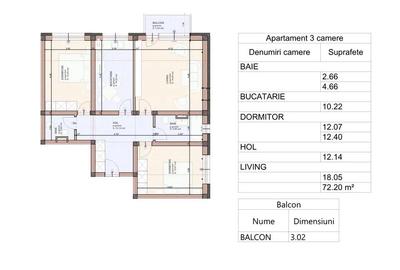 Apartament 3 camere Sanpetru - 7