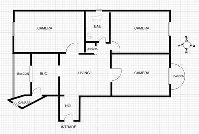 ALZZA REAL ESTATE – Apartament 4 camere | 76 mp | Luminos | 2 Balcoane | Box - 11