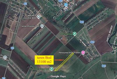 Arabil zona Poiana Craitei, pe deal, panorama spre Lempes, 3 cai acces - 1