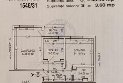 Apartament 2 camere decomandat - Dacia - 108.000 euro  (Cod E2+E7) - 5