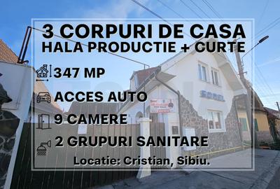 3 Corpuri noi casa, Hala Productie, Curte, Acces auto, Cristian |VIDEO