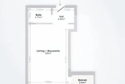 Studio modern într-un ansamblu nou – OMV Pipera – Livrare iunie 2026 - 3