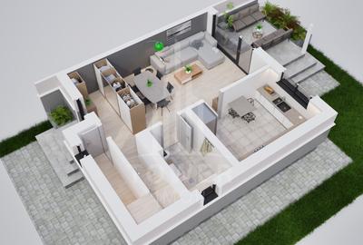 Duplex cu rate la dezvoltator– Comision 0% | Complex rezidențial nou, Șura Mică - 8