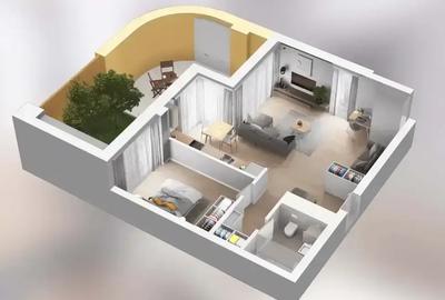Apartament cu 2 camere decomandat în Lipovei