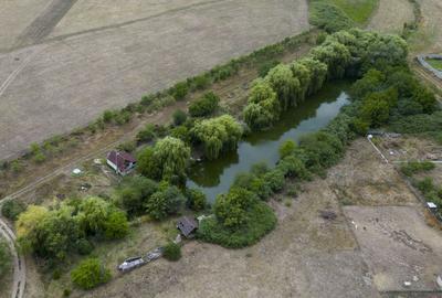 Teren de 7900 mp cu baltă de pescuit în Frumușeni - 7