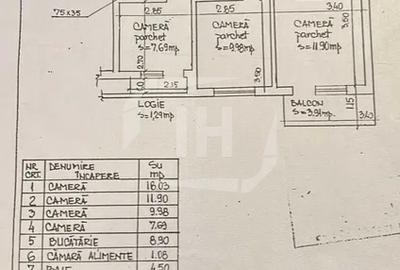 Apartament 4 camere, 2 bai, 3 balcoane, etaj intermediar, pe Titulescu! - 8