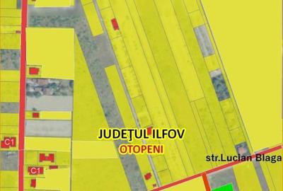 Teren intrav.1000mp utili ,27.24 x 36.78)apa si curentul electric trase la teren - 1