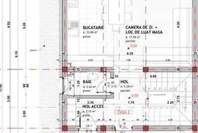 Casa tip duplex dispusa pe 3 niveluri, situata in Floresti- zona Vivo - 13