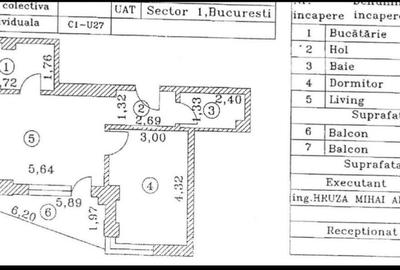 Inchiriere ap 2 camere Herastrau-Nordului-Greek School, et 1/6, bl 2012, 54mp - 24