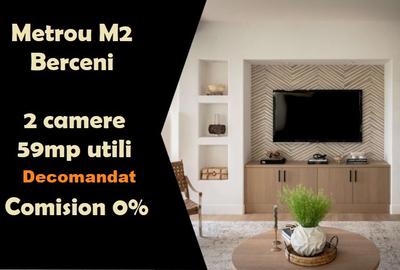 2 camere Decomandat 58.85 mpu Metrou Berceni 350m Bloc nou