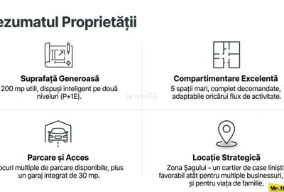Casă spațioasă cu 5 camere 200 mp - Ideală pentru Familie sau Birouri - 2