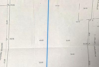 Teren Construcții intravilan de 521 mp, în Micro 16