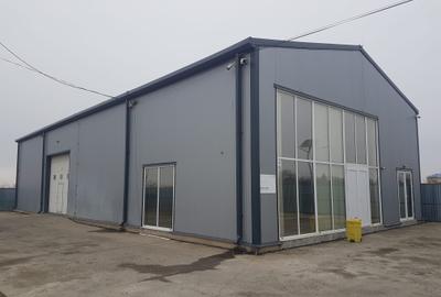 Hala industriala, 300mp, apa canalizare birouri teren 700mp ingradita, acces TIR - 24