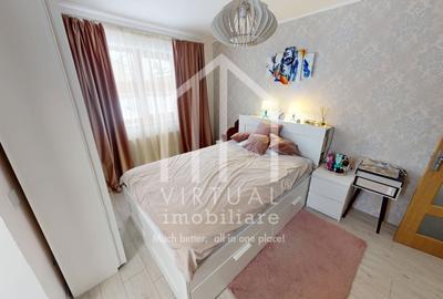 Apartament cu 3 camere, 57mp utili+balcon, mobilat, Tilisca - 9