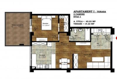 Apartament 2 camere (I) | Terasa | Salca – Universitatii - 8