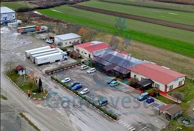 Afacere la cheie cu venituri multiple – hală, parcare TIR, restaurant, jud Bihor - 1