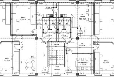 Etaj 2 integral birouri – 293,5 mp, Calea Dumbravii Sibiu, 12 €/mp ALL INCLUSIVE - 1