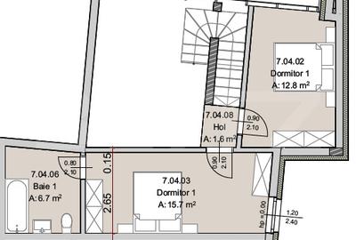 Apartament 3 camere, 79 mp, Terasa 13 mp, Imobil Nou, Semicentral - 6