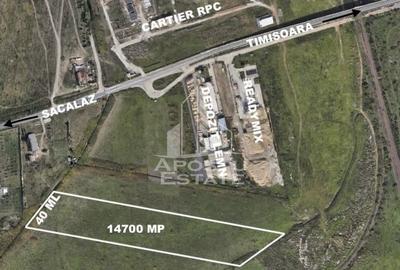 Teren industrial 14700 mp, zona in plina expansiune, Mehala. - 1