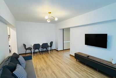 Apartament cu 3 camere semidecomandat, mobilat în Cotroceni
