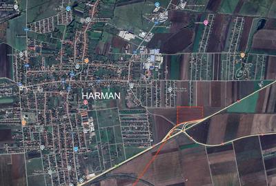 Teren Construcții intravilan de 76200 mp, în Hărman