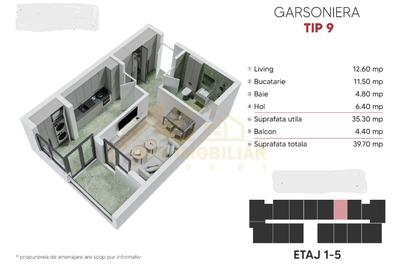 GARSONIERA-39.20 MP-BIRUINTEI - 8