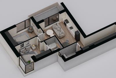 Apartament 3 Camere | 3m Înălțime | Ferestre Floor-to-Ceiling - AVANGARDE FOREST - 12